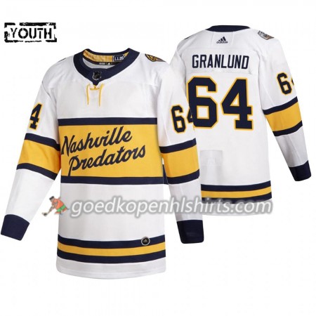Nashville Predators Mikael Granlund 64 Adidas 2020 Winter Classic Authentic Shirt - Kinderen